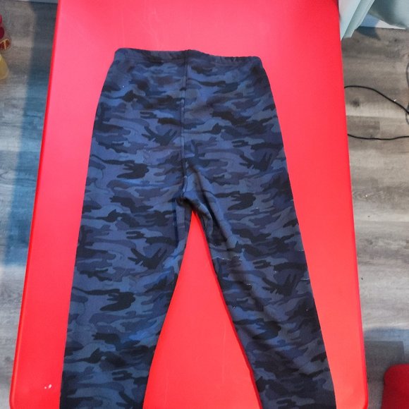Just cozy winter insulated leggings blue black camo women's size XL - Picture 3 of 7